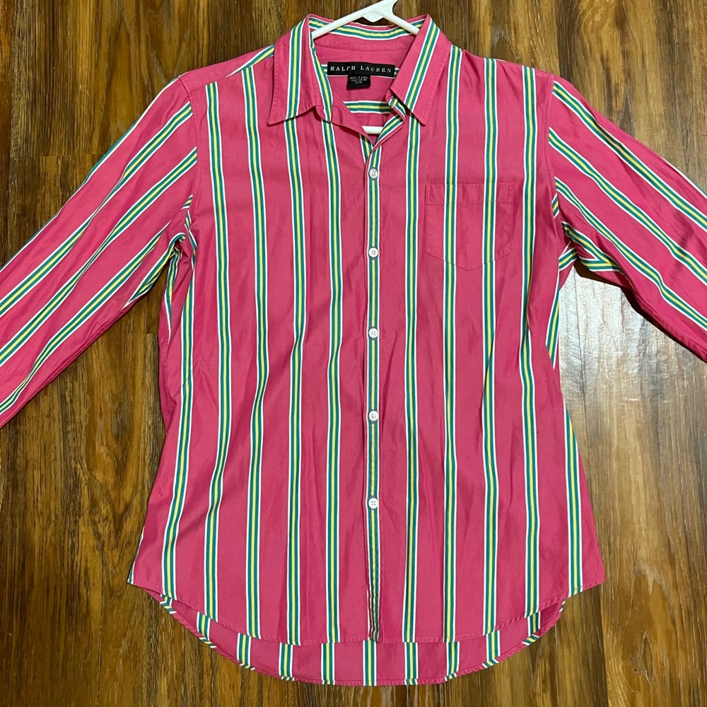 Ralph Lauren vintage button down striped shirt